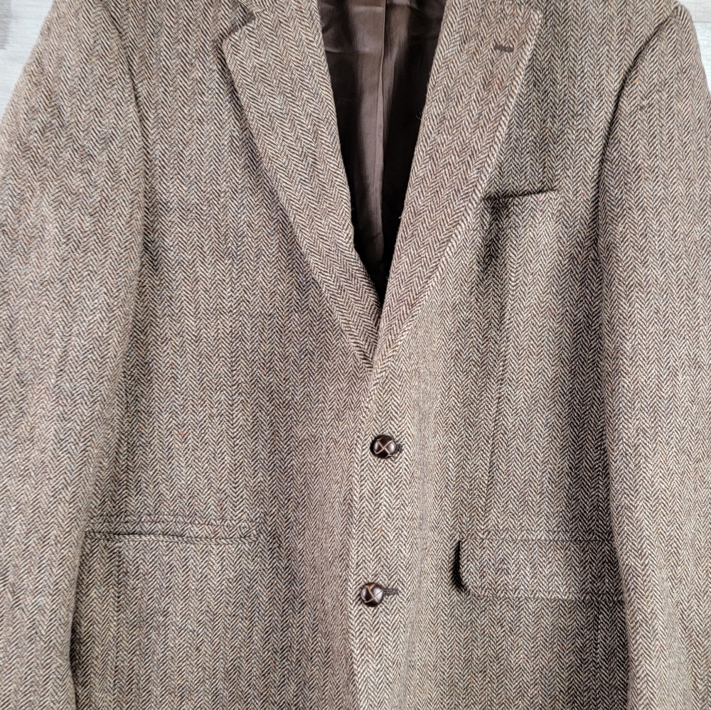 Jos. A. Bank Brown Sport Coat Timeless Tweed Blazer - Picture 14 of 16